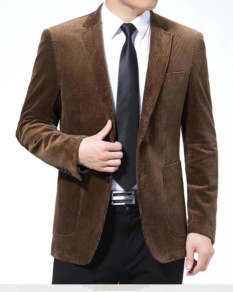Blazer Velours Cotelé Homme