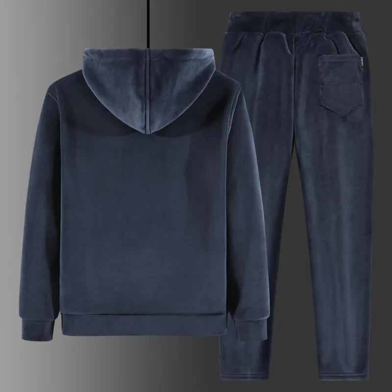 Ensemble Jogging Velours Gris