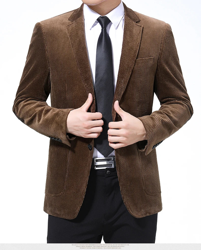 Blazer Velours Cotelé Homme
