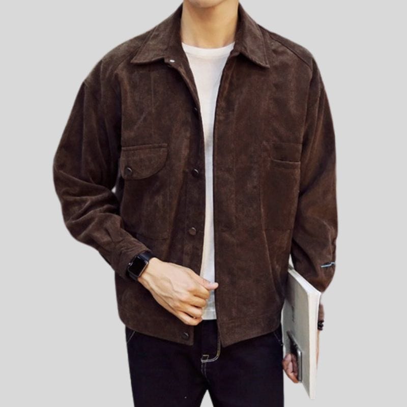 Sur Chemise Velours Cotelé Homme