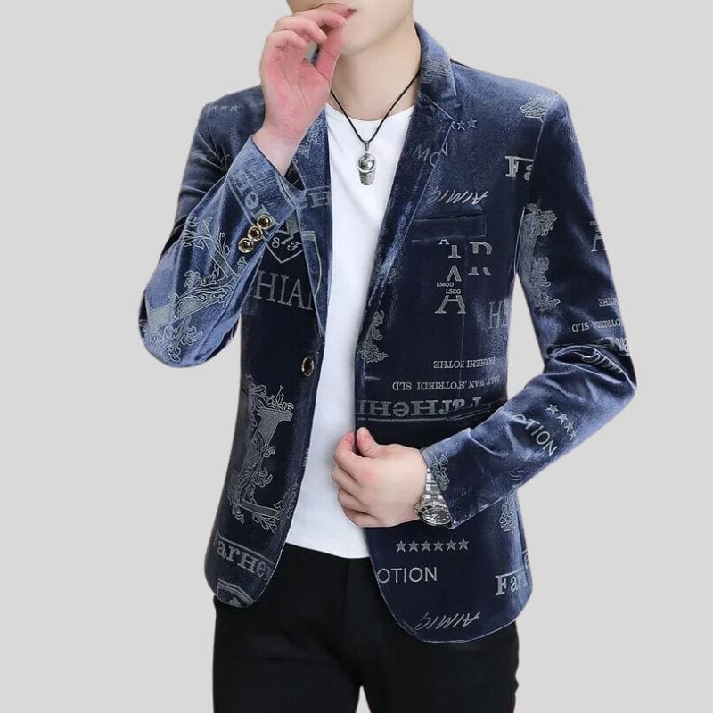 Veste Blazer Velour Homme