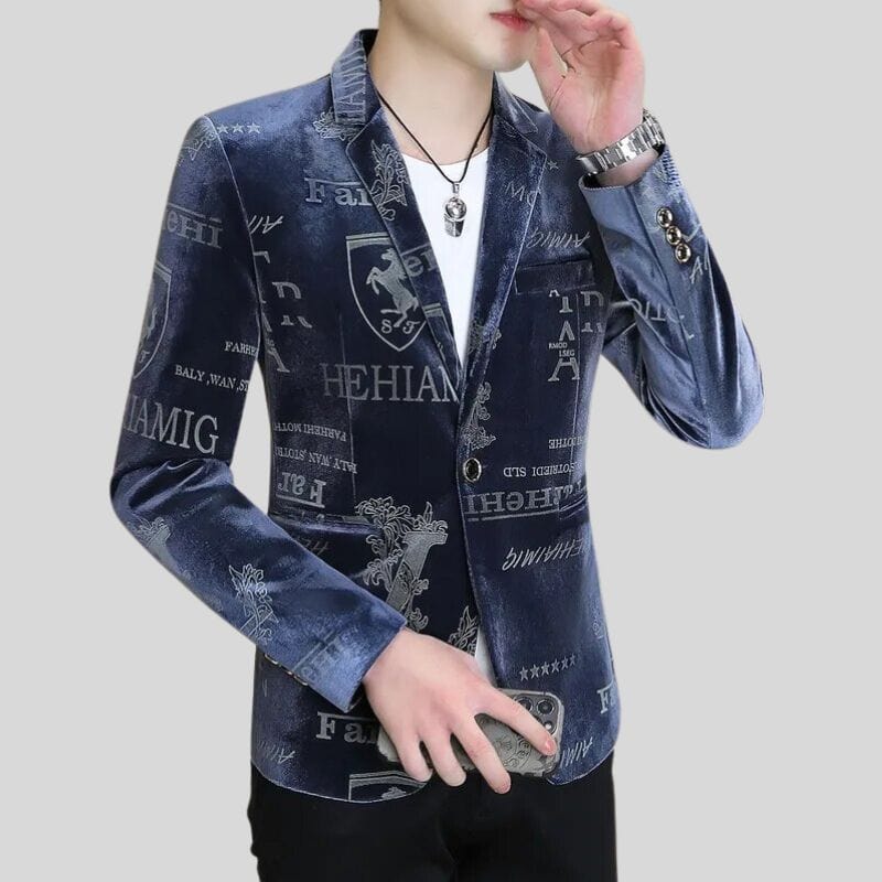 Veste Blazer Velour Homme
