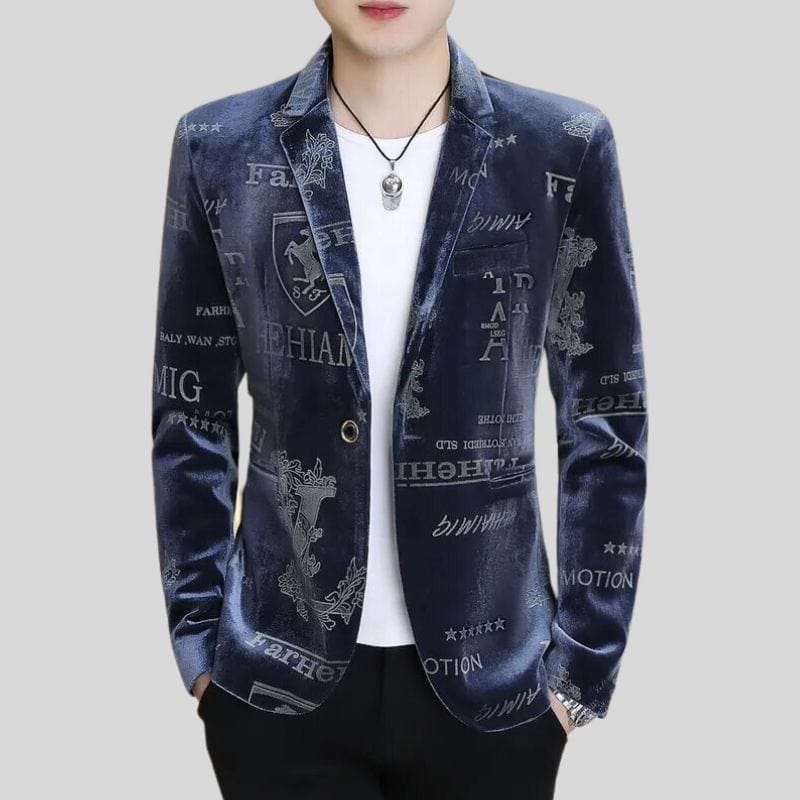 Veste Blazer Velour Homme