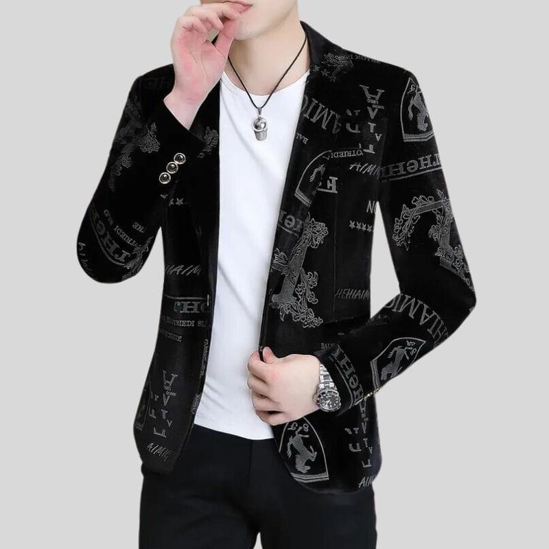 Veste Blazer Velours Homme