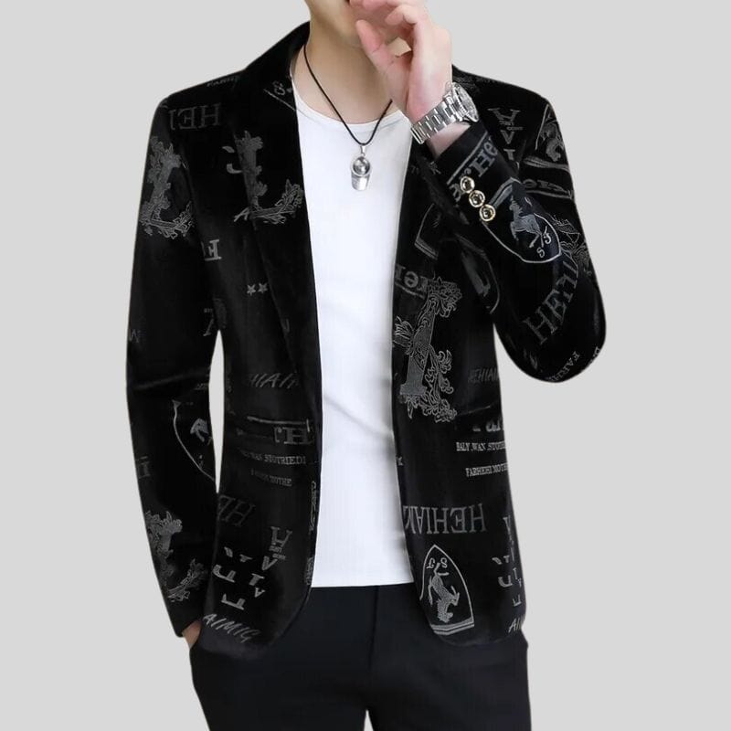 Veste Blazer Velours Homme