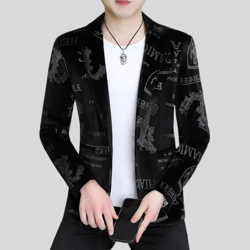Veste Blazer Velours Homme