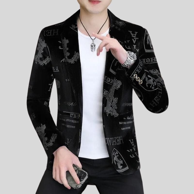 Veste Blazer Velours Homme