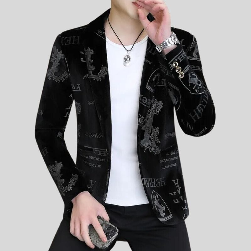 Veste Blazer Velours Homme