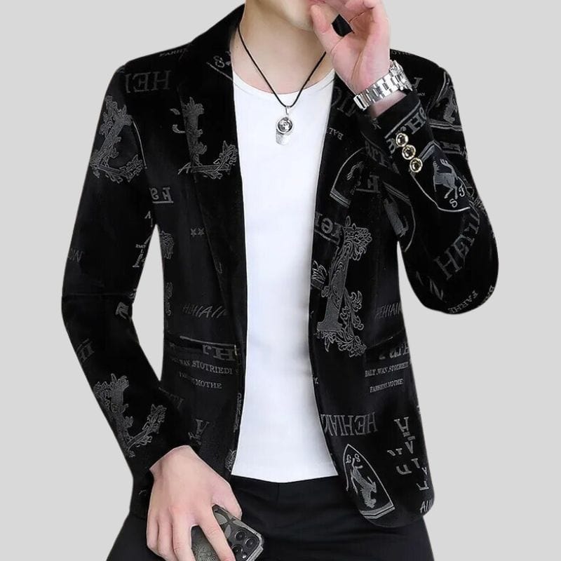 Veste Blazer Velours Homme