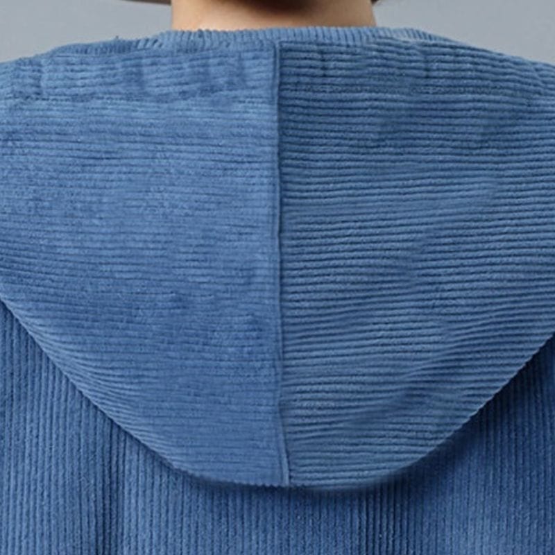 Veste Bleu Velours Femme