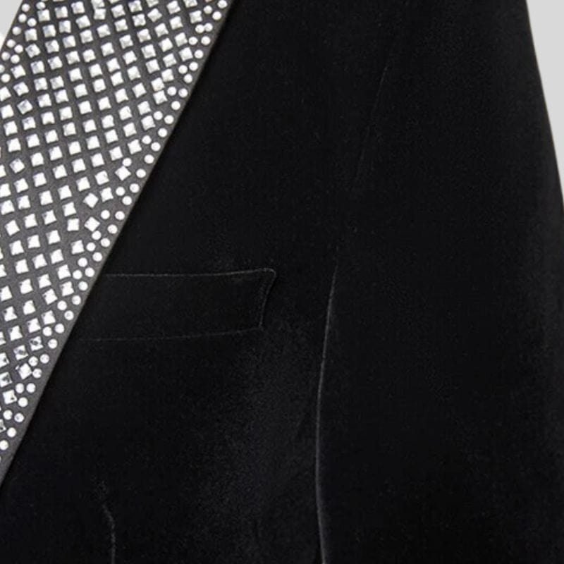 Veste Costume en Velour Homme