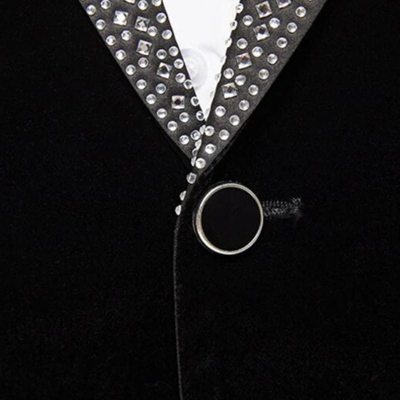 Veste Costume en Velour Homme