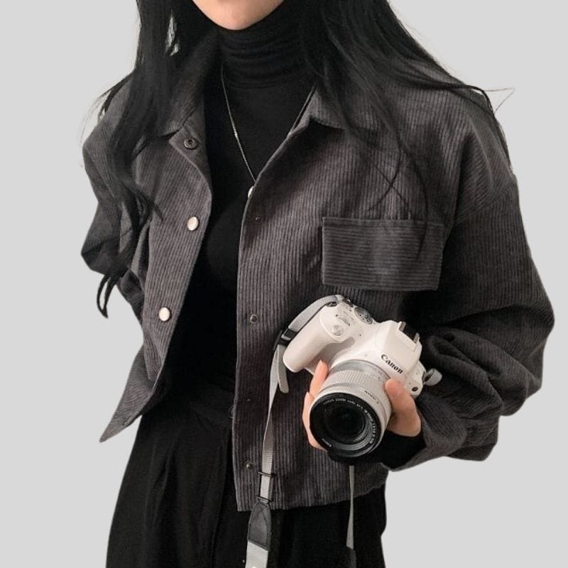 Veste Cotele Velour Femme