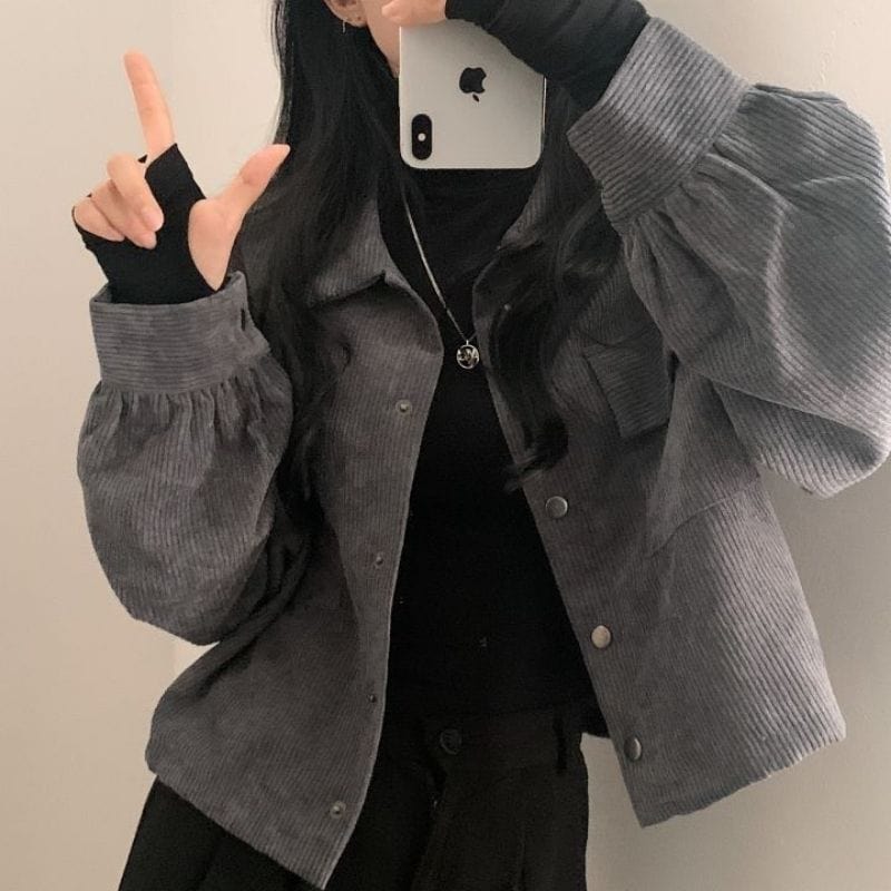 Veste Cotele Velour Femme