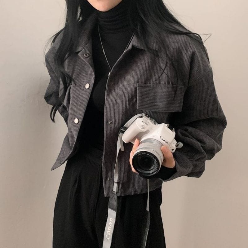 Veste Cotele Velour Femme