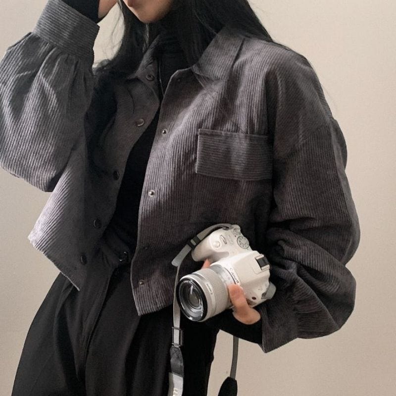 Veste Cotele Velour Femme