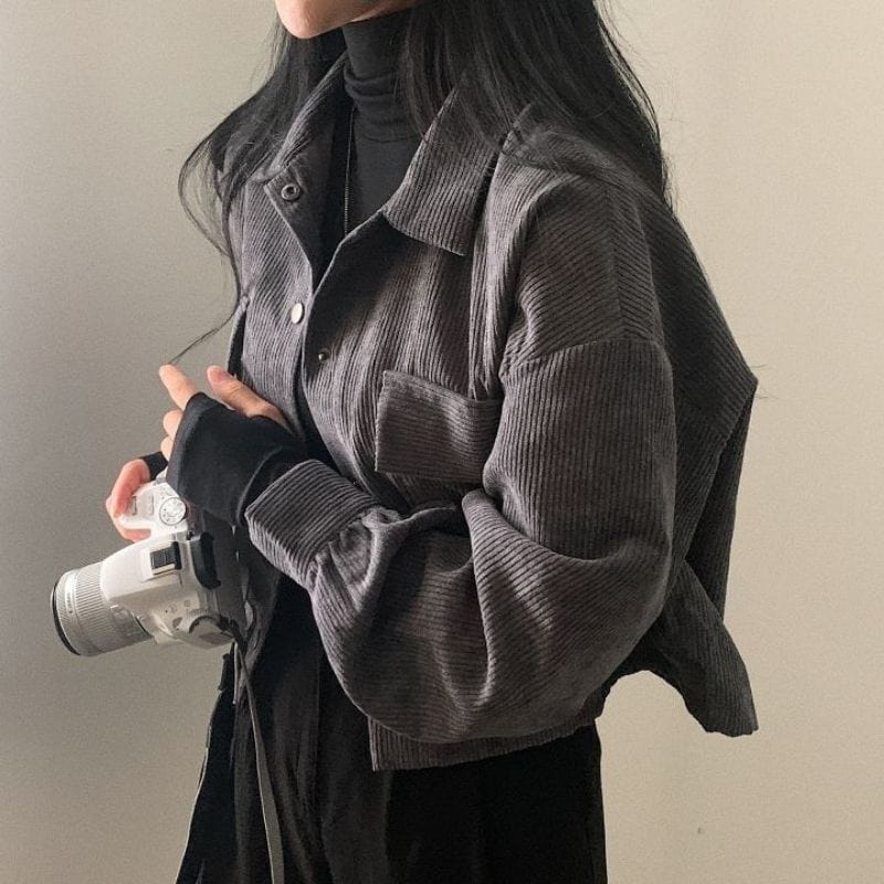 Veste Cotele Velour Femme