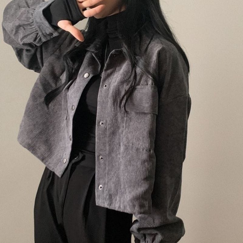 Veste Cotele Velour Femme