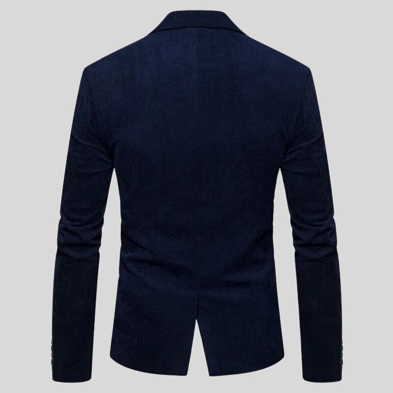 Veste Homme Velour Bleu Marine