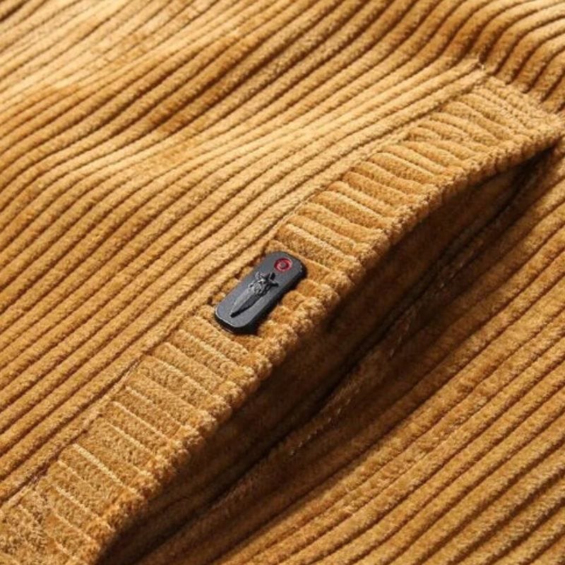 Veste Homme Velours Marron