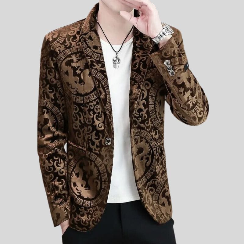 Veste Homme en Velours Marron