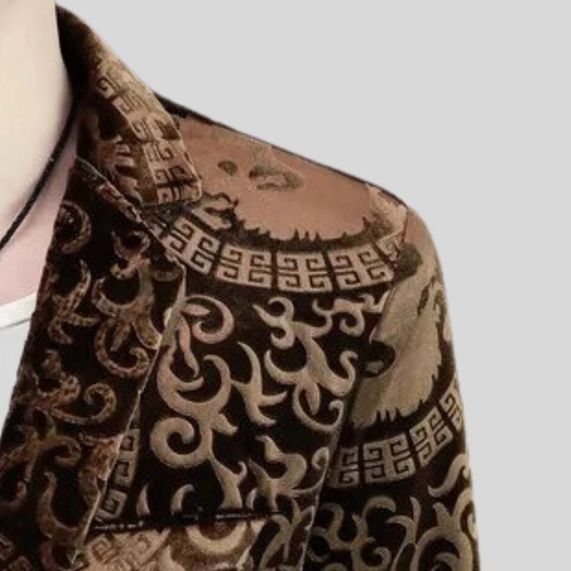 Veste Homme en Velours Marron