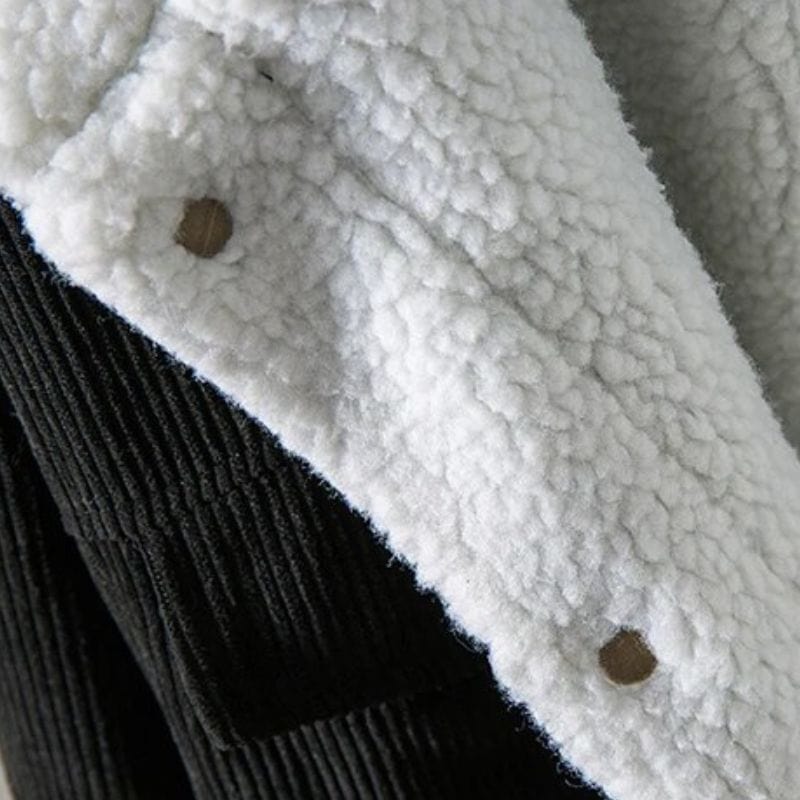 Veste Homme en Velours Noir