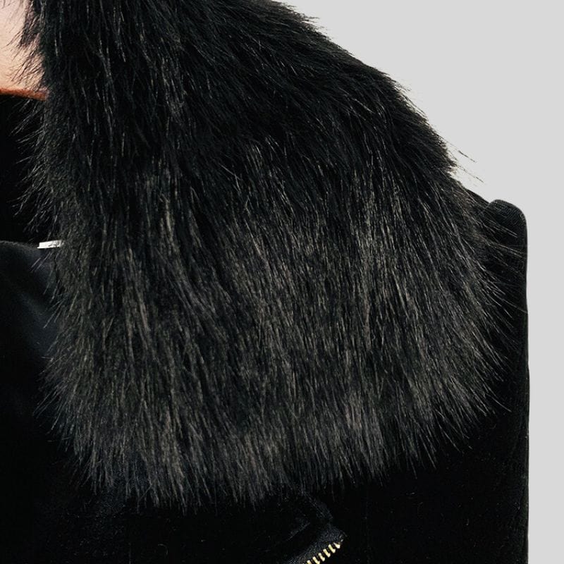 Veste Matelassée Velours Femme