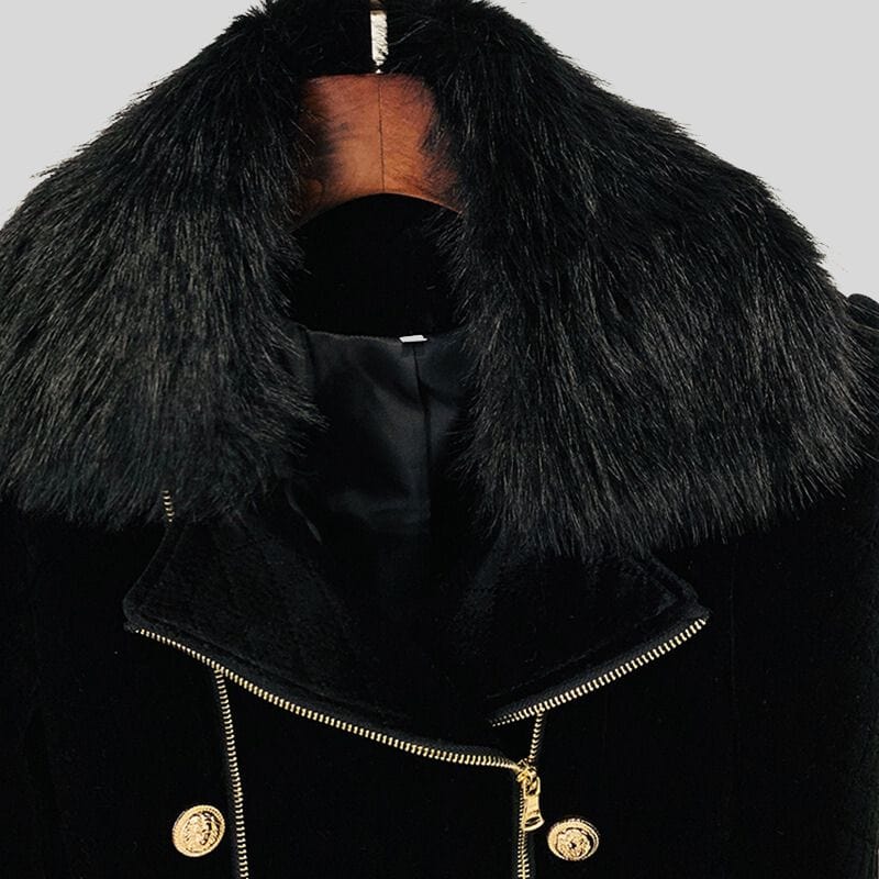 Veste Matelassée Velours Femme