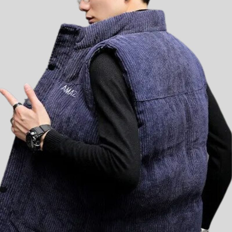 Veste Sans Manche Velours