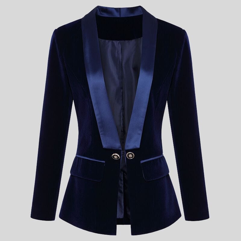 Veste Tailleur Femme Velours