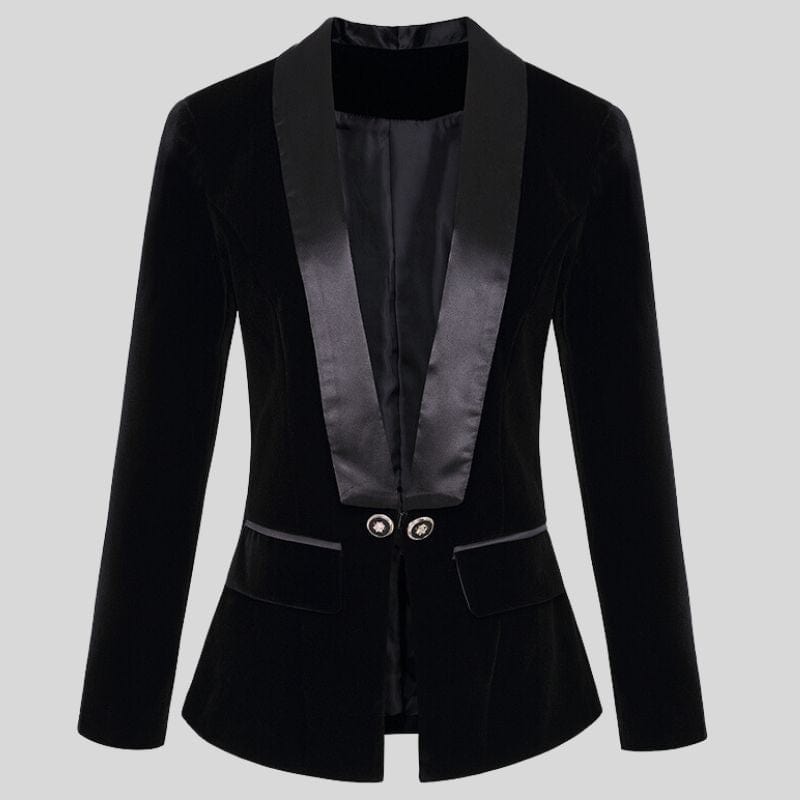 Veste Tailleur Velours Femme