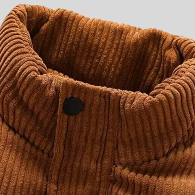 Veste Velour Camel Homme