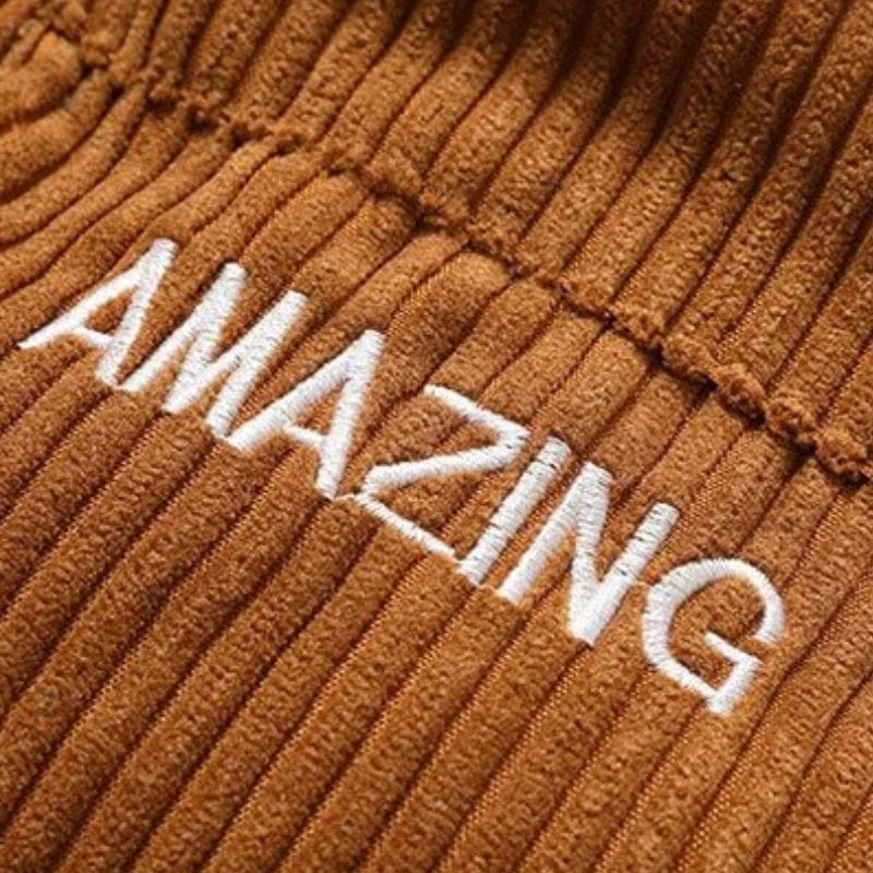 Veste Velour Camel Homme