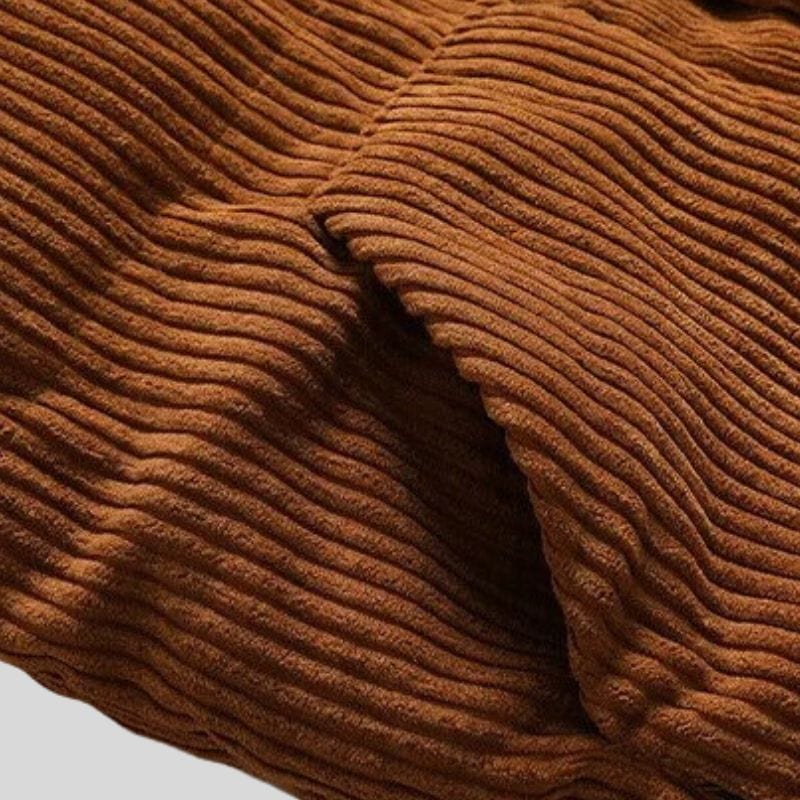 Veste Velour Camel Homme