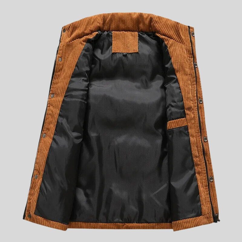 Veste Velour Camel Homme