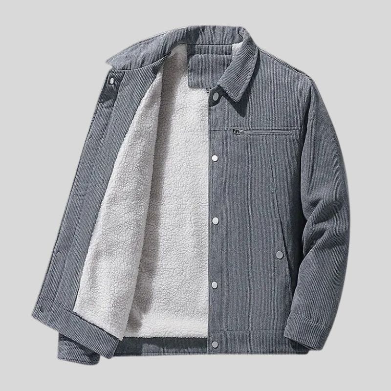 Veste Velour Fourré Homme