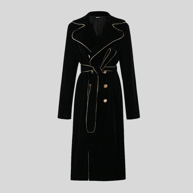 Veste Velour Noir Femme