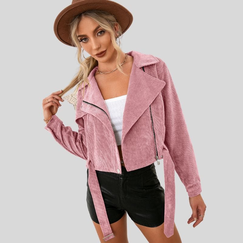 Veste Velour Rose