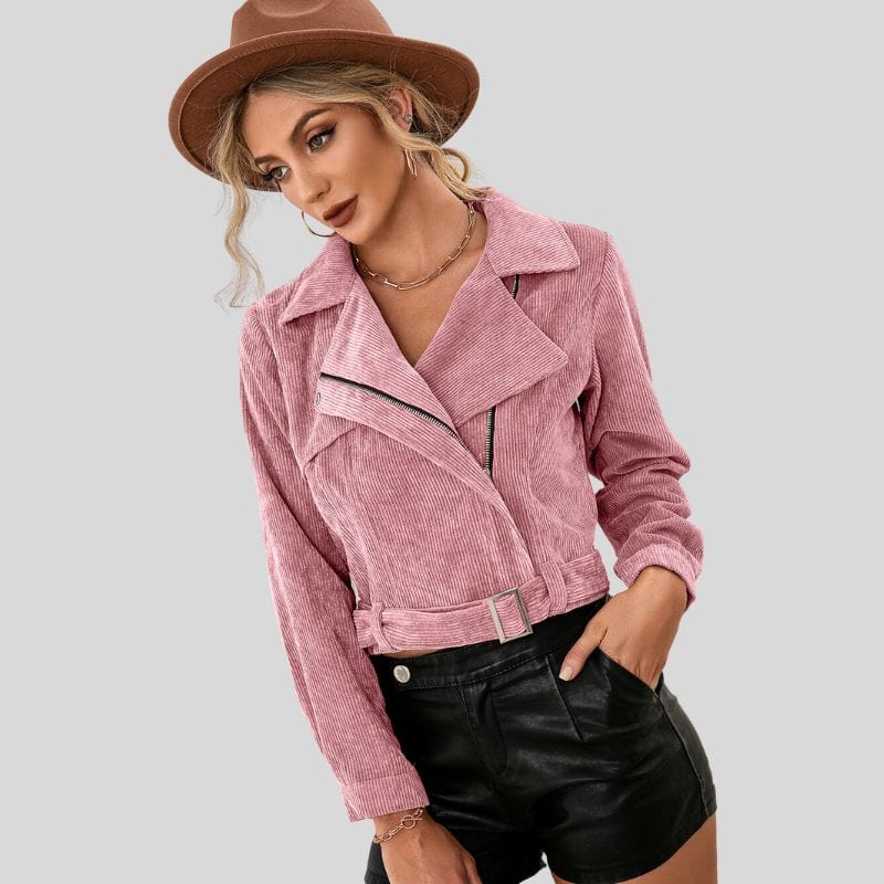 Veste Velour Rose
