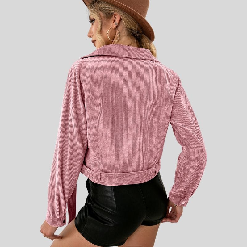 Veste Velour Rose
