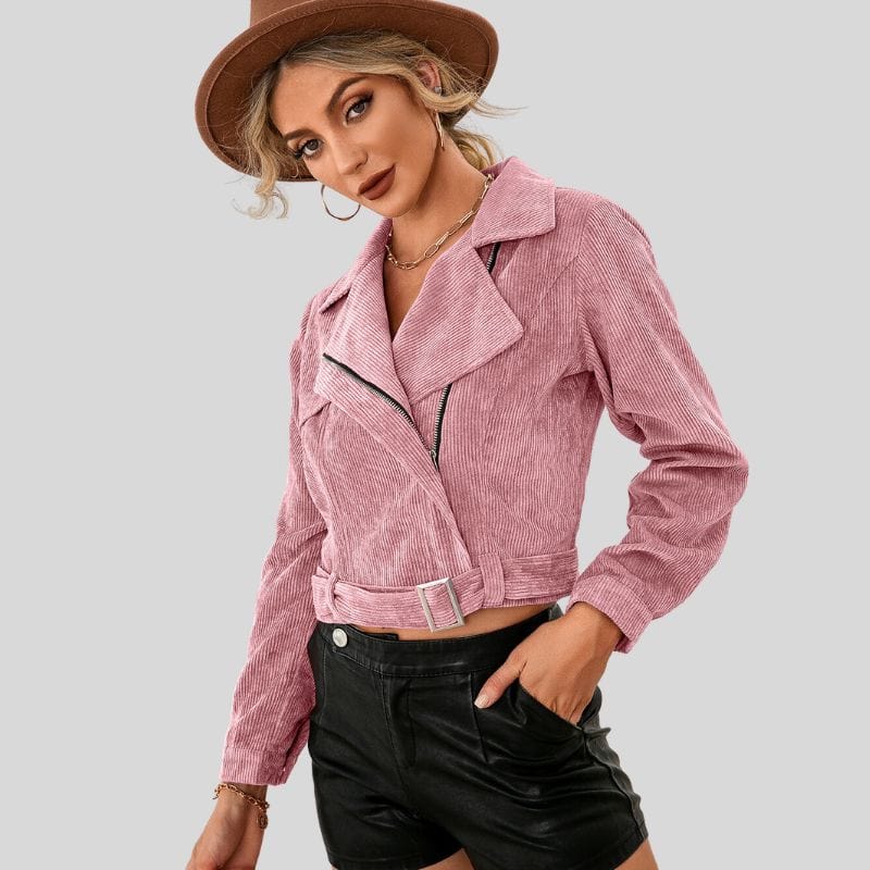 Veste Velour Rose