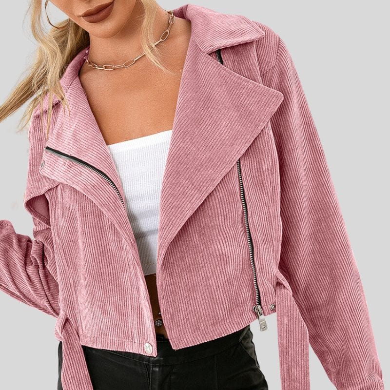Veste Velour Rose