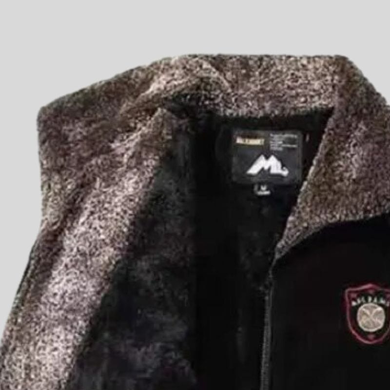 Veste Velours Col Fourrure