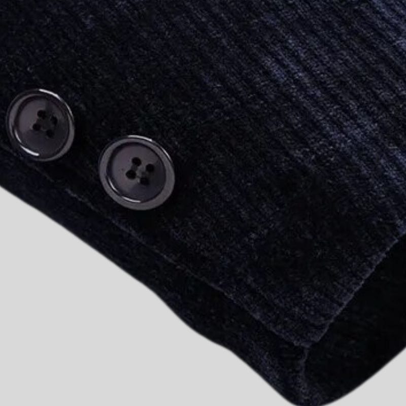 Veste Velours Cotelé Homme Bleu Marine