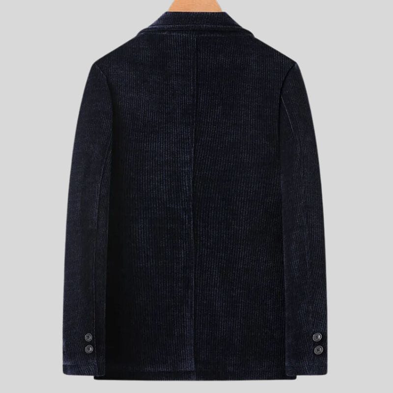 Veste Velours Cotelé Homme Bleu Marine