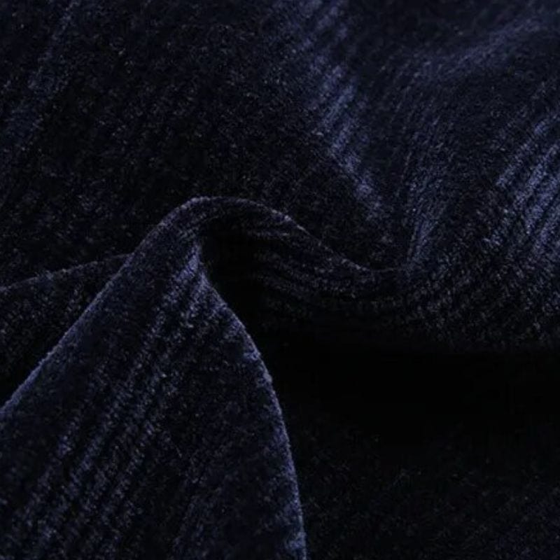 Veste Velours Cotelé Homme Bleu Marine