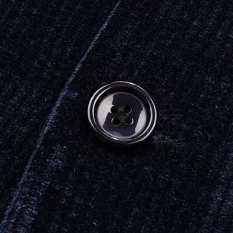 Veste Velours Cotelé Homme Bleu Marine