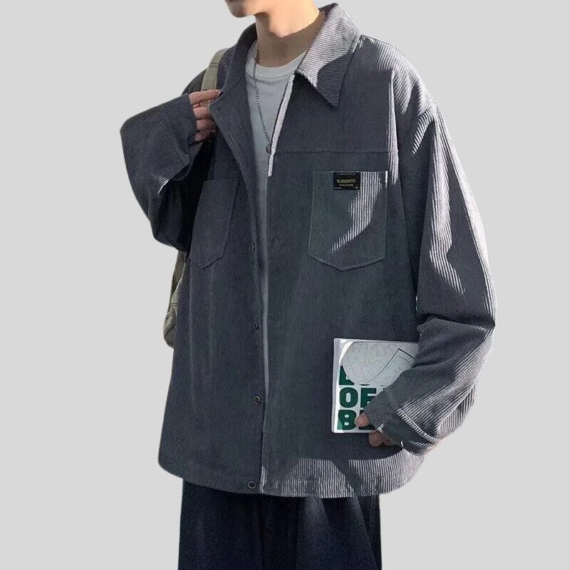 Veste Velours Cotelé Homme Grande Taille