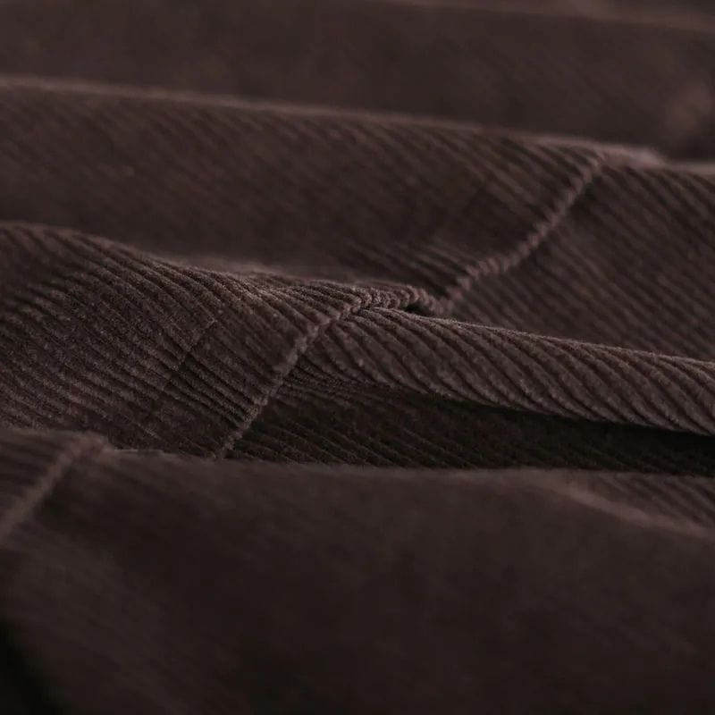 Veste Velours Cotele Marron Femme